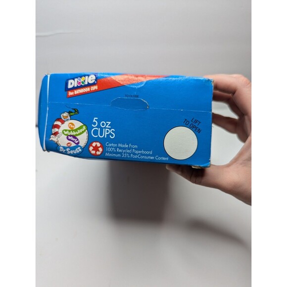 Dixie Dr. Seuss Bathroom 5 OZ 100 Cups 1997 Vintage Discontinued 90s Retro - Picture 16 of 16
